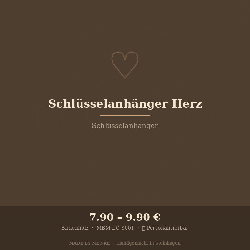 Schlüsselanhänger Herz