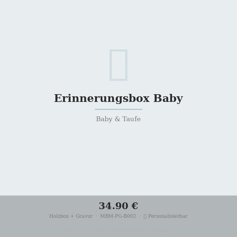 Erinnerungsbox Baby