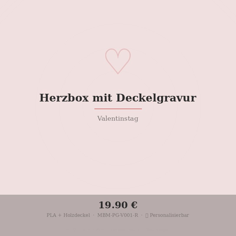 Herzbox mit Deckelgravur