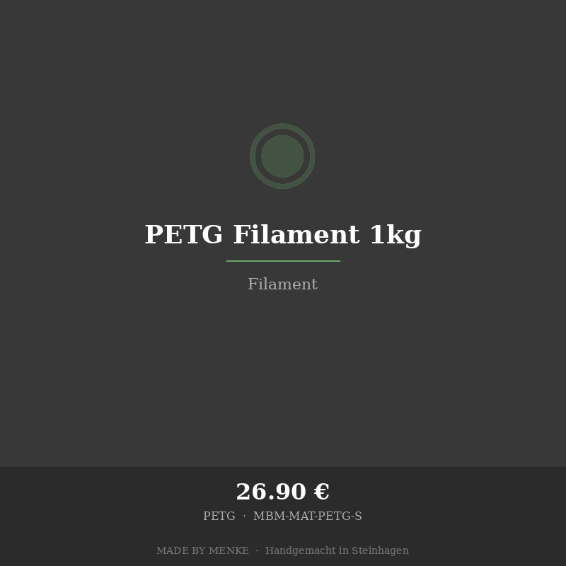PETG Filament 1kg
