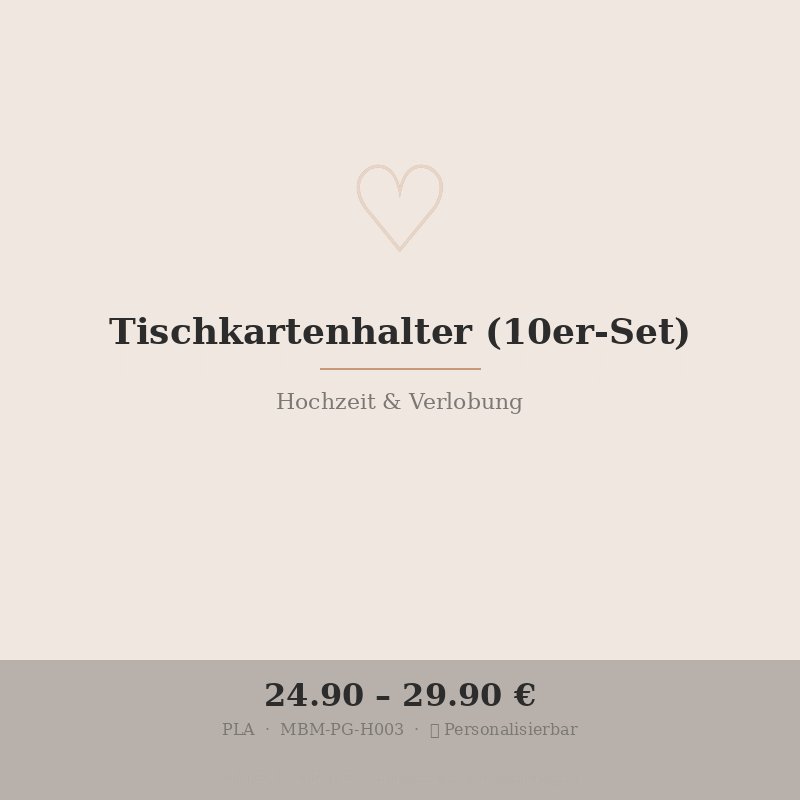 Tischkartenhalter (10er-Set)