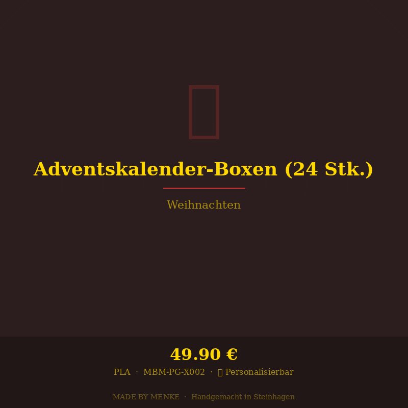 Adventskalender-Boxen (24 Stk.)